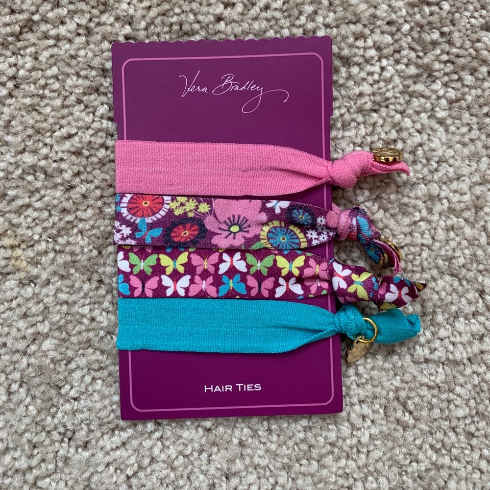 🌸 Vera Bradley Knotted Hair Ties